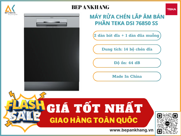 Máy rửa chén âm tủ Teka DSI 76850 SS - Spain 